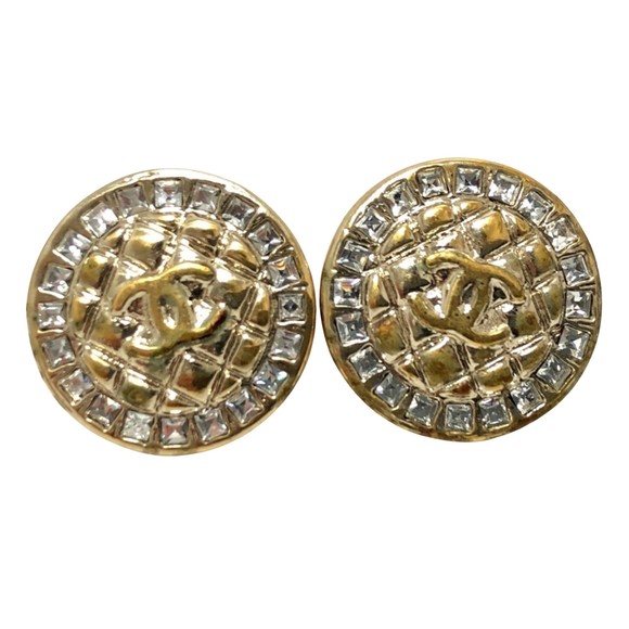 Chanel Coco Mark Gold Metal earring - Picture 1 of 10